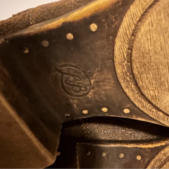 Lucky Brand Breah genuine leather distressed suede ankle boots booties size 7 - Picture 10 of 10